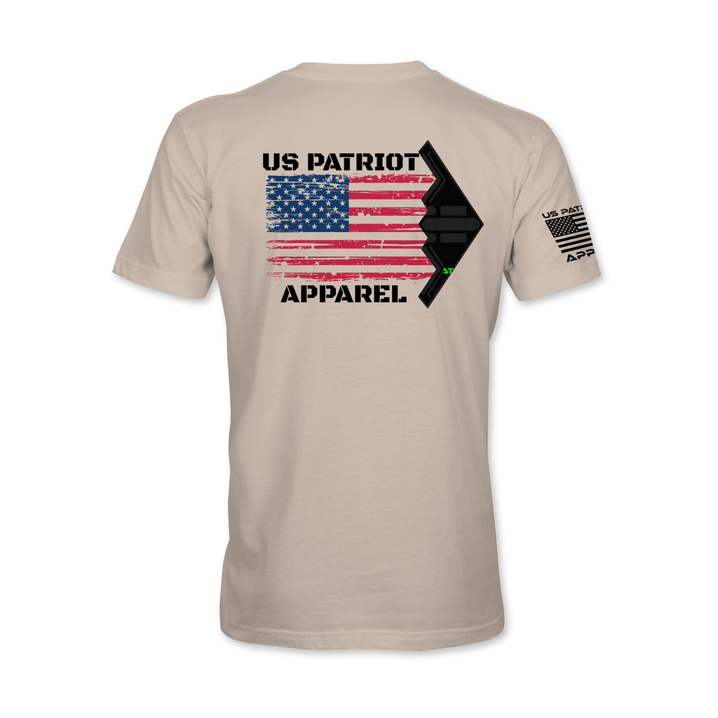 US Patriot Flag Stealth Bomber Tee