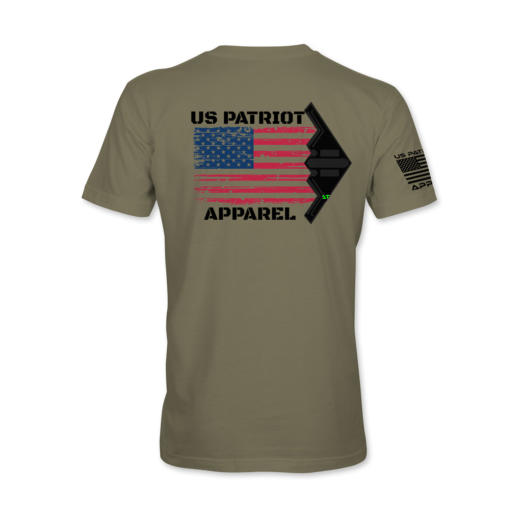US Patriot Flag Stealth Bomber Tee