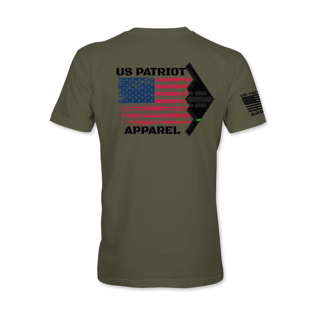 US Patriot Flag Stealth Bomber Tee