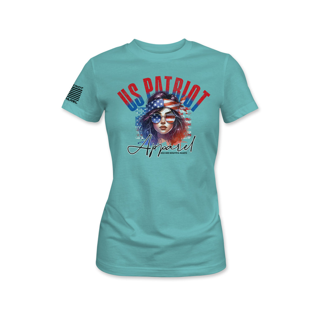 US Patriot Apparel Women's Flag Tee
