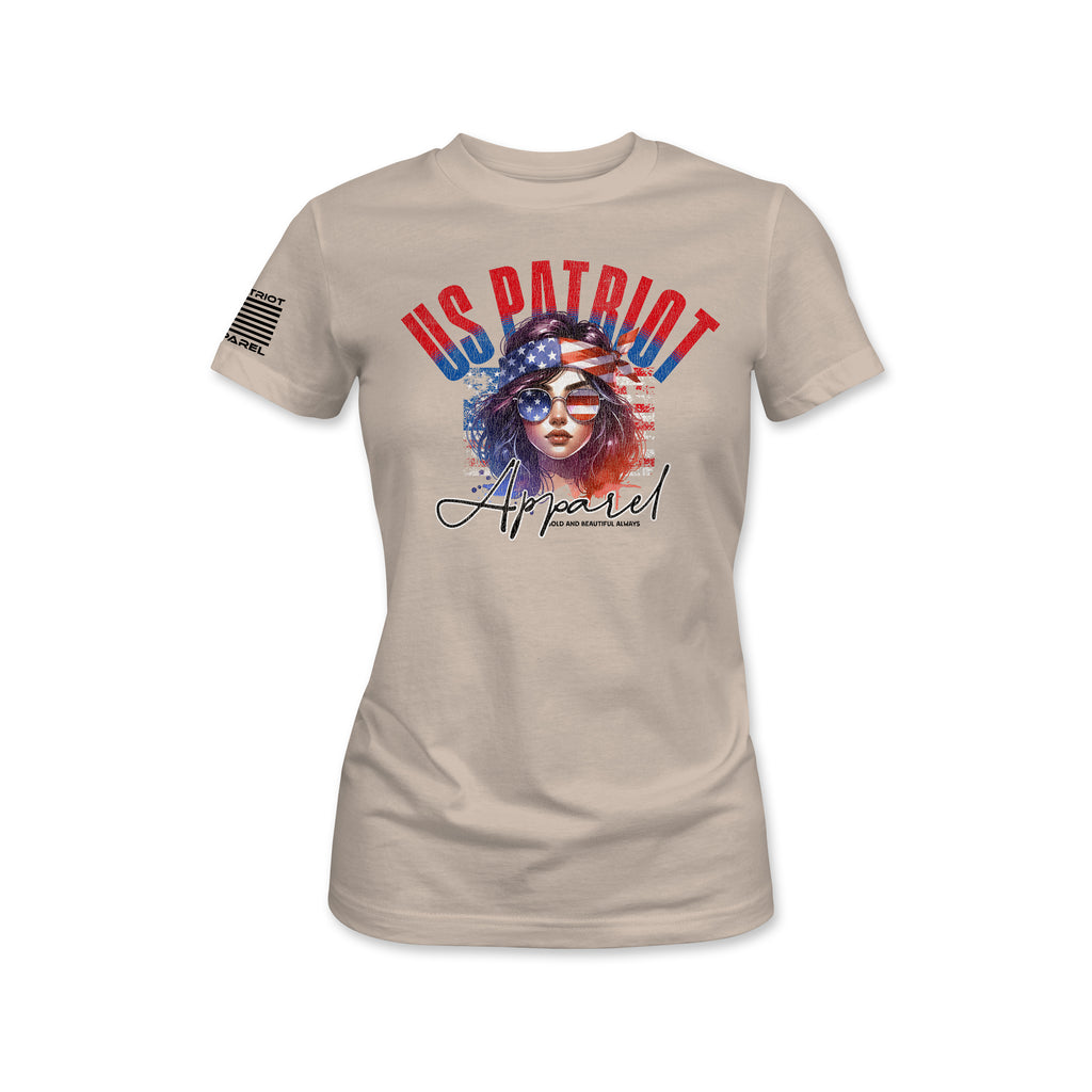 US Patriot Apparel Women's Flag Tee