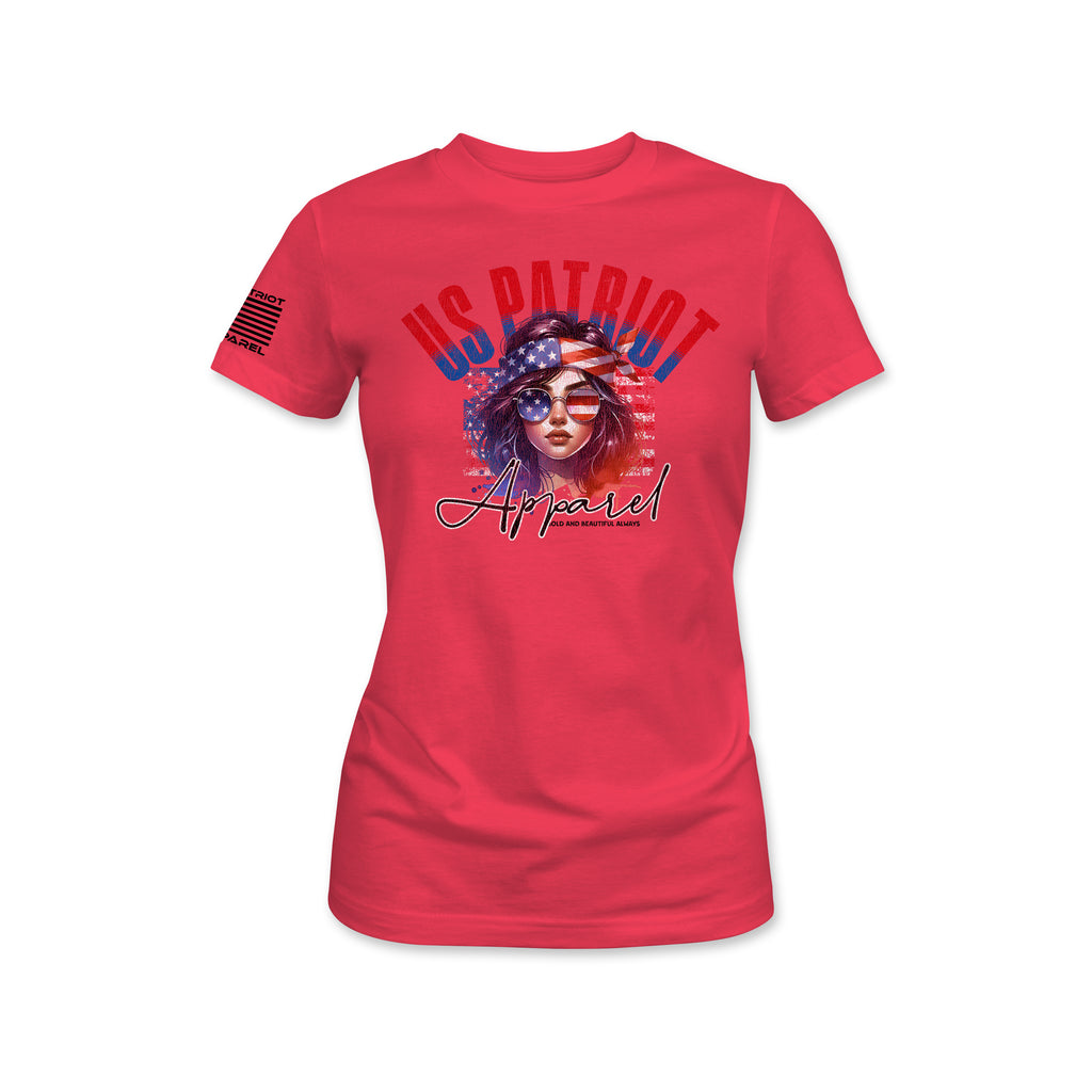 US Patriot Apparel Women's Flag Tee