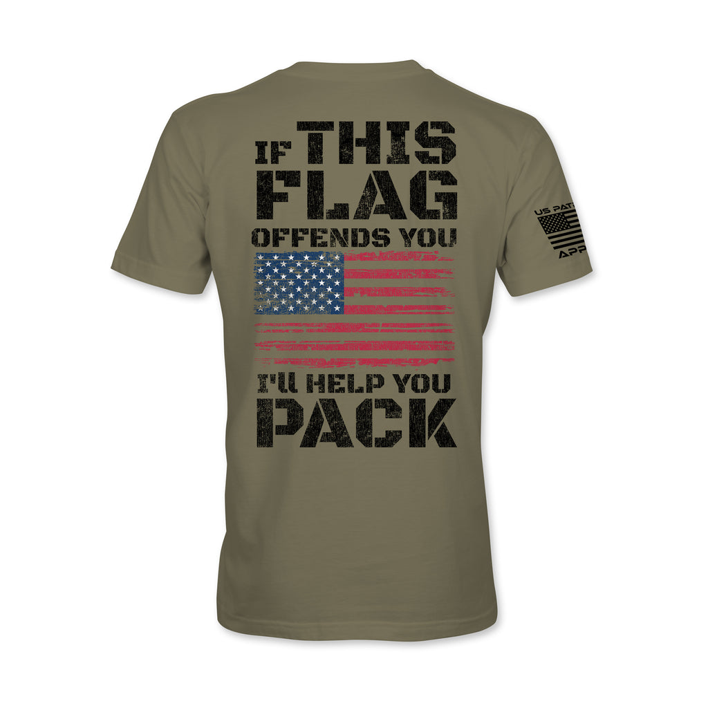 If This Flag Offends You I'll Help You Pack Tee