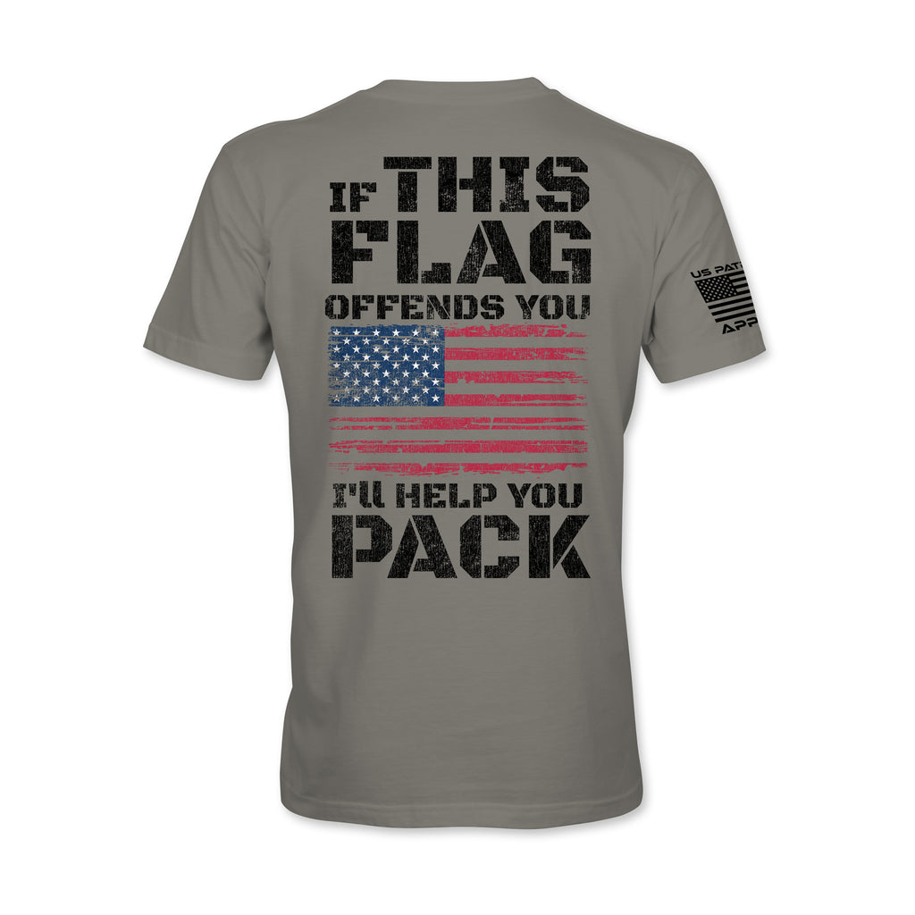 If This Flag Offends You I'll Help You Pack Tee