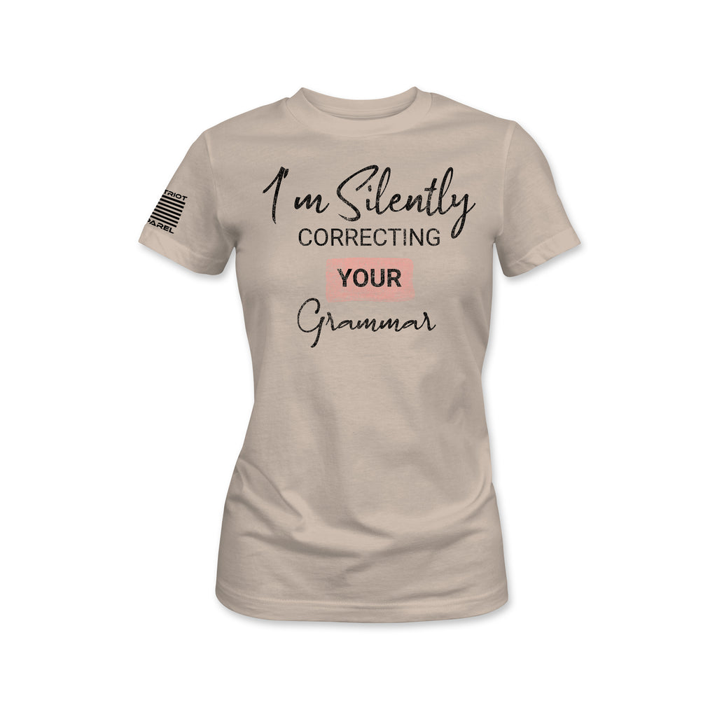 Silently Correcting Your Grammar Tee