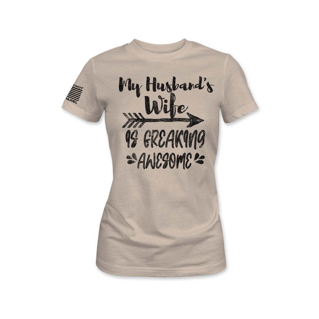 My Husband's Wife Is Awesome Tee