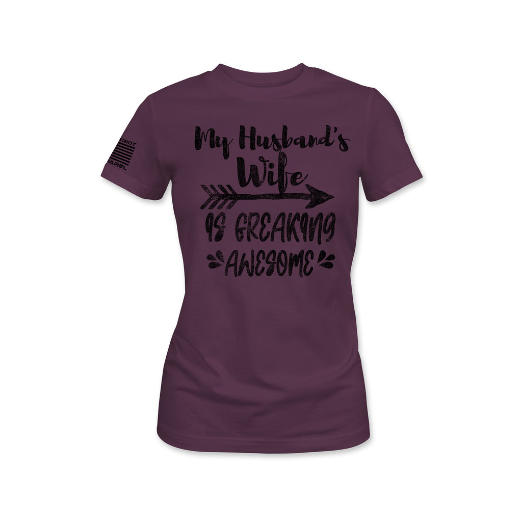 My Husband's Wife Is Awesome Tee