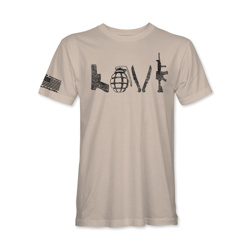 LOVE Tactical Military Graphic Tee