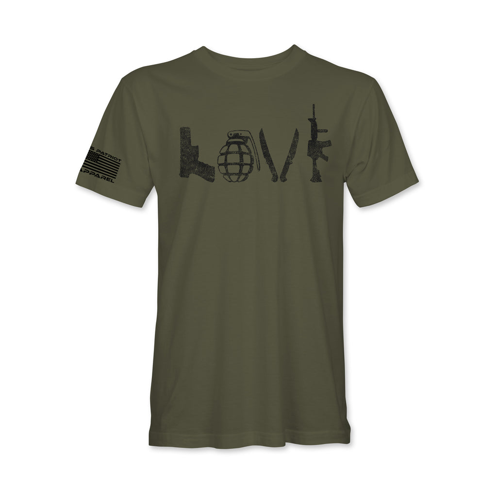 LOVE Tactical Military Graphic Tee