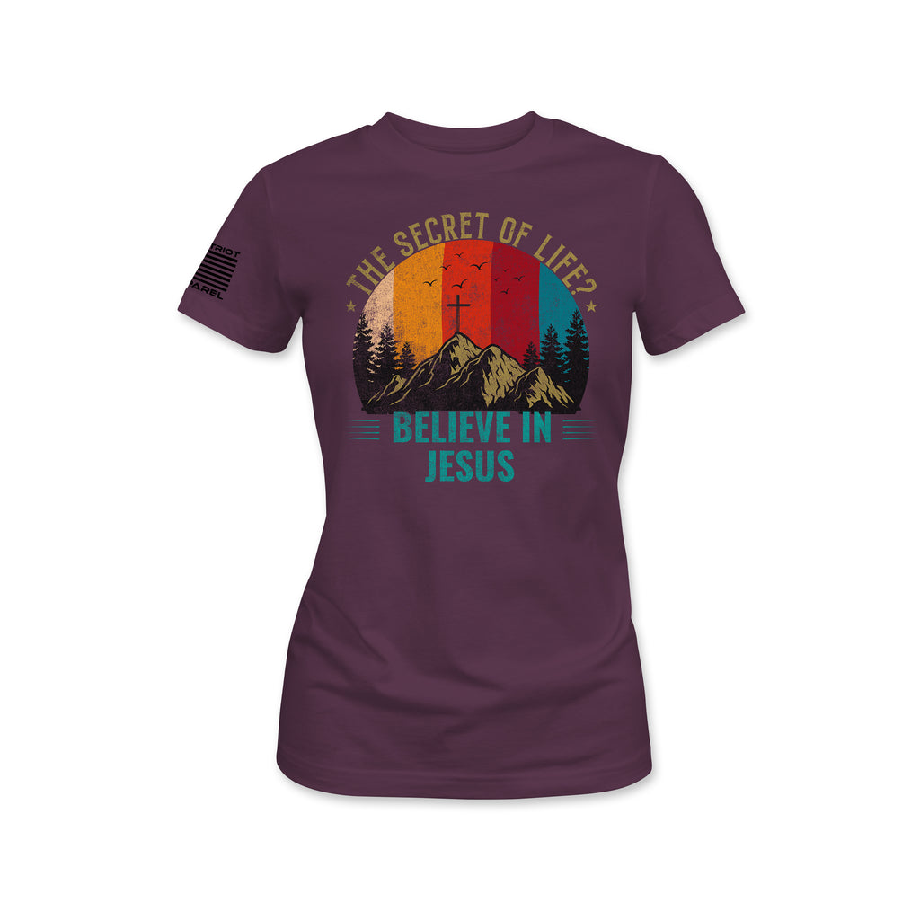 The Secret of Life? Believe in Jesus Tee