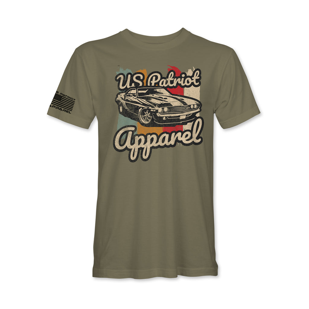 Vintage Muscle Car US Patriot Tee