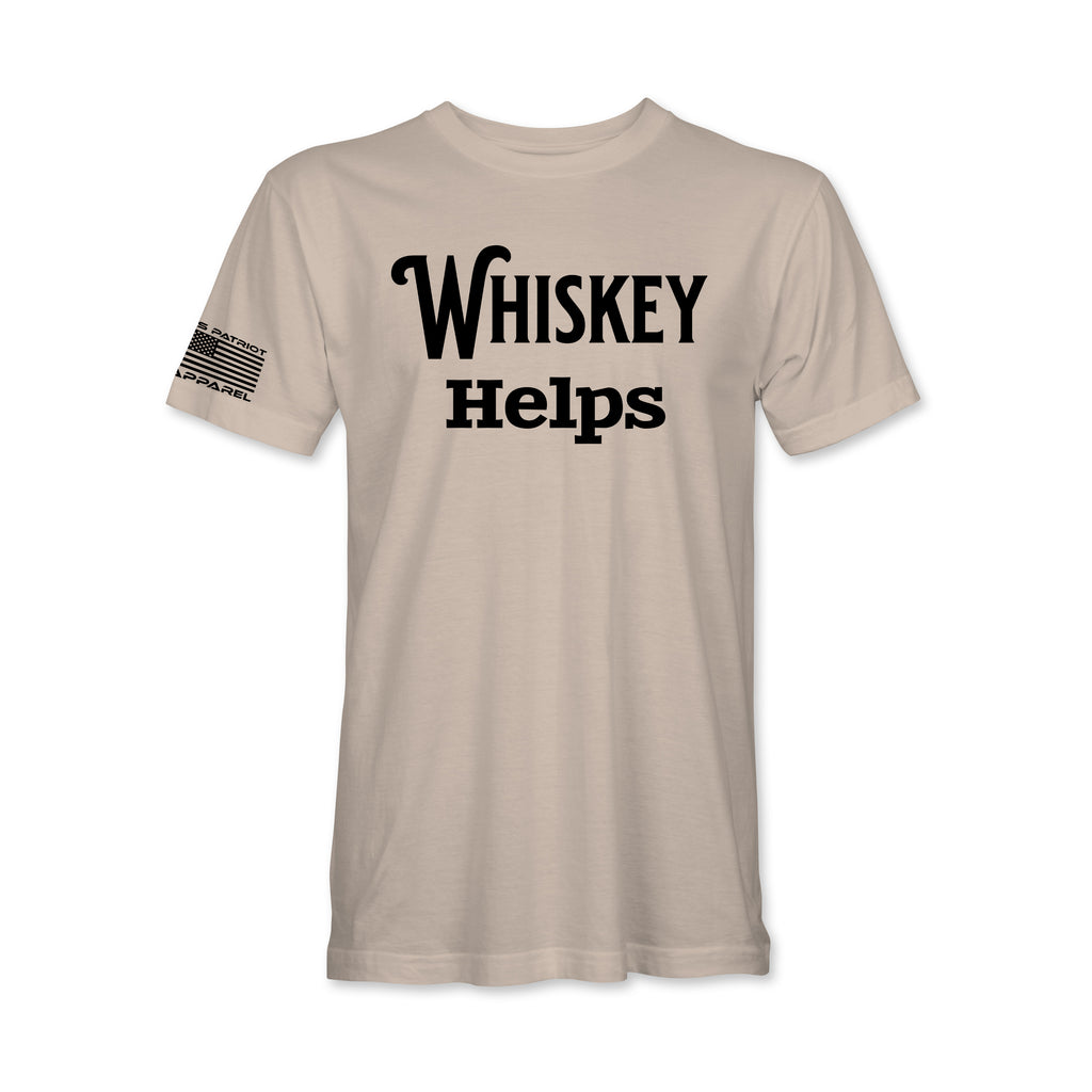 Whiskey Helps Patriotic T-Shirt