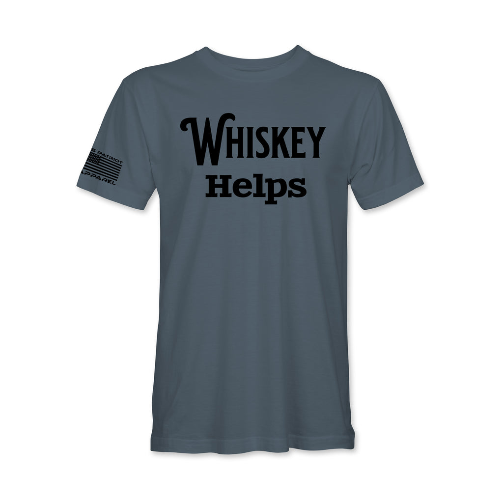 Whiskey Helps Patriotic T-Shirt