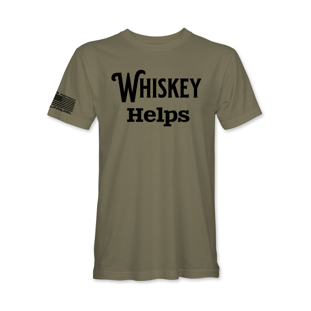 Whiskey Helps Patriotic T-Shirt