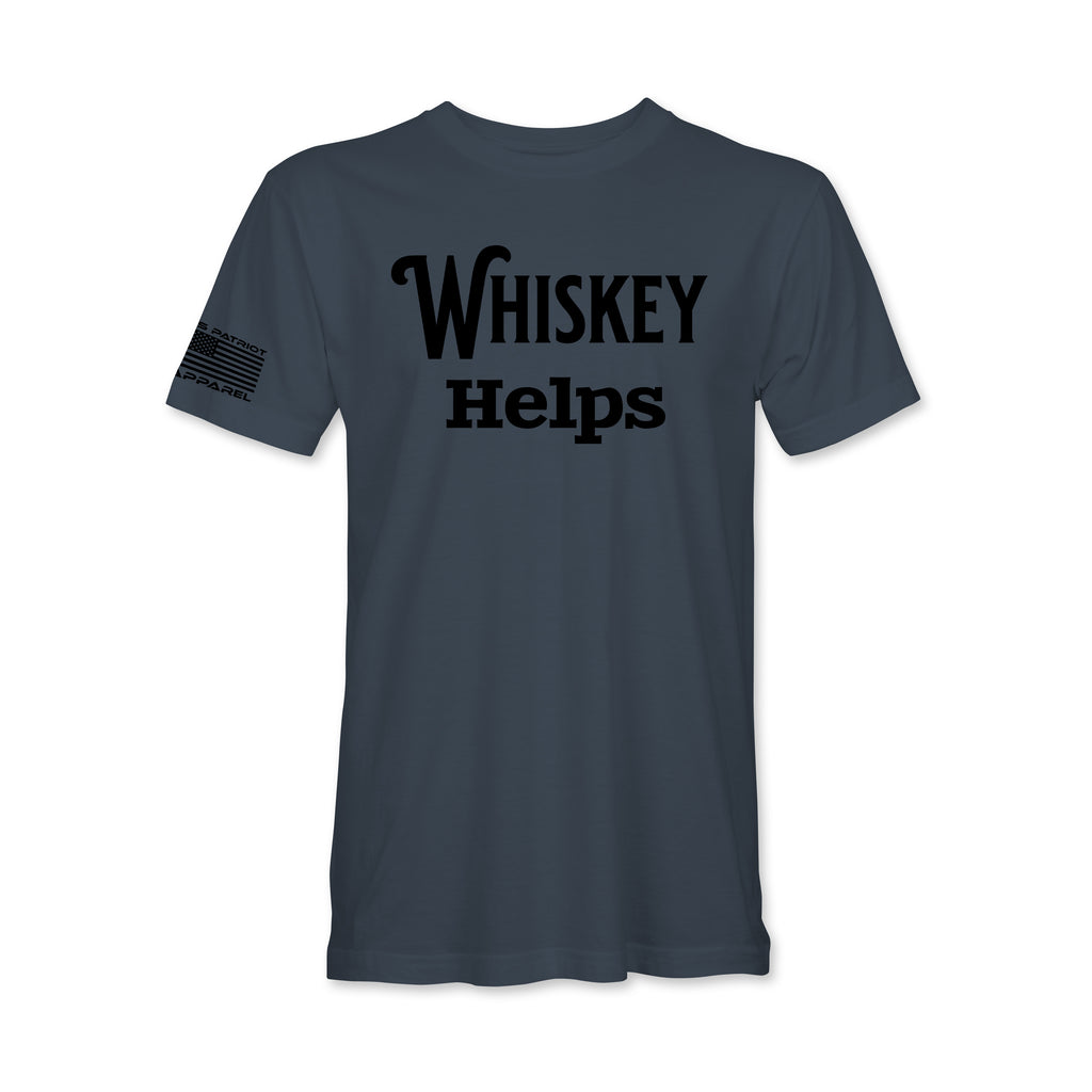 Whiskey Helps Patriotic T-Shirt