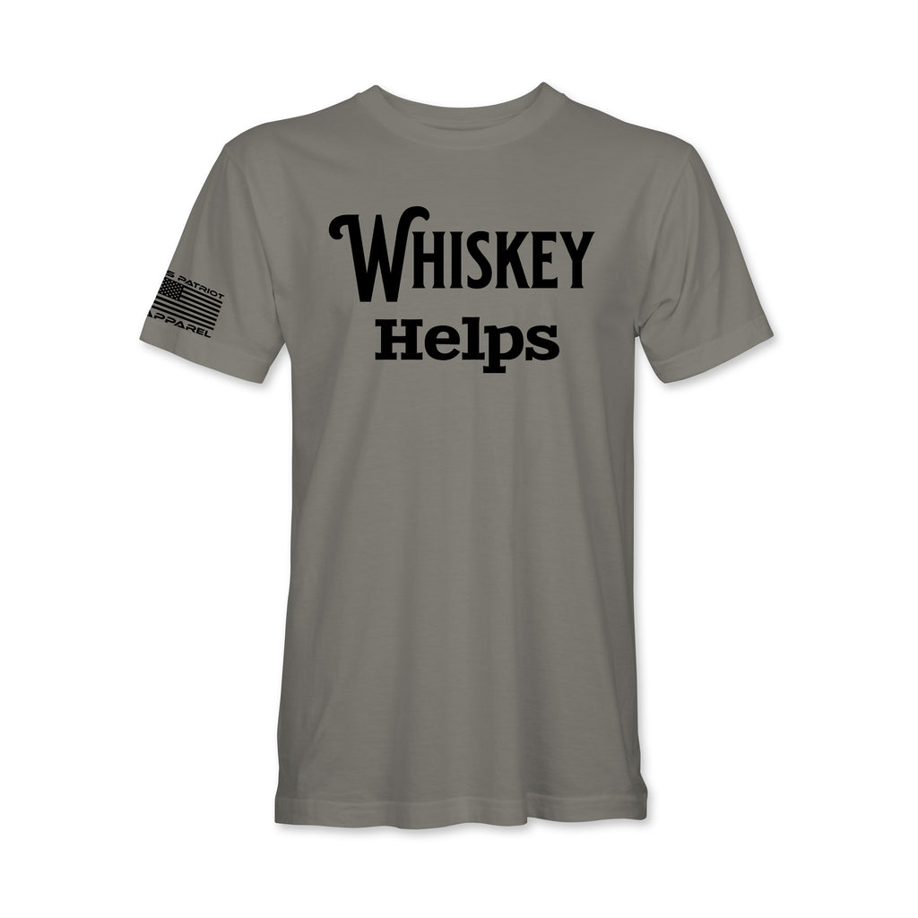 Whiskey Helps Patriotic T-Shirt